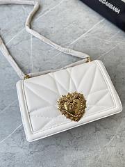 Dolce & Gabbana White Devotion Shoulder Bag - 3