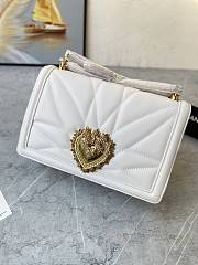 Dolce & Gabbana White Devotion Shoulder Bag - 2