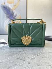 Dolce & Gabbana Green Devotion Shoulder Bag - 1