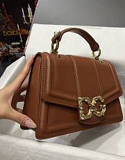 Dolce & Gabbana small brown Devotion tote bag - 3