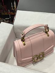 Dolce & Gabbana small pink Devotion tote bag - 3