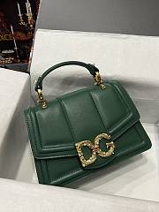 Dolce & Gabbana small green Devotion tote bag - 3