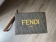 Fendi canvas pouch bag - 4