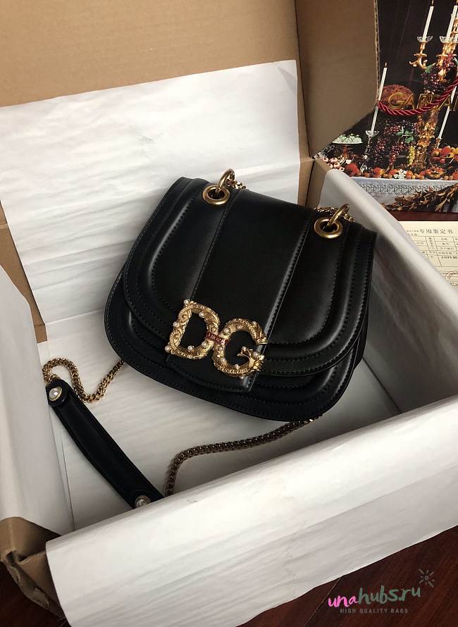 Dolce & Gabbana Black DG Amore bag - 1