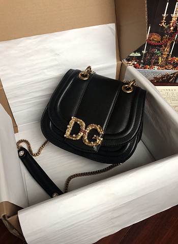 Dolce & Gabbana Black DG Amore bag