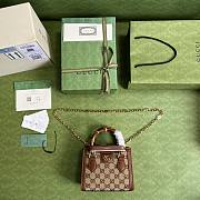 GUCCI Diana bamboo handle Bag - 5