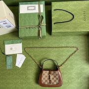 GUCCI Mini Jackie 1961 Gg Canvas Bag - 2