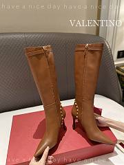 Valentino high brown boot - 2