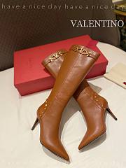 Valentino high brown boot - 4