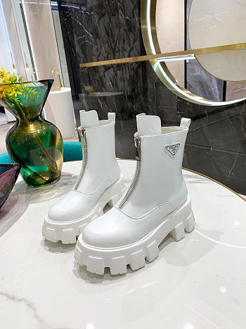 Prada white boot