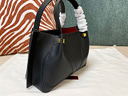 VALENTINO VLOGO grained calf leather tote bag - 5