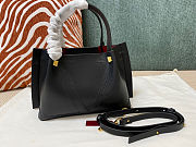 VALENTINO VLOGO grained calf leather tote bag - 2