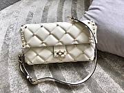 Valentino Candystud Crossbody White Bag - 1