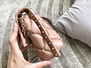 Valentino Candystud Crossbody Pink Beige Bag - 4