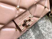 Valentino Candystud Crossbody Pink Beige Bag - 3