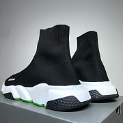 Balenciaga black/green trainer sneaker - 2