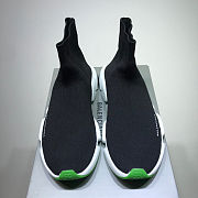 Balenciaga black/green trainer sneaker - 6