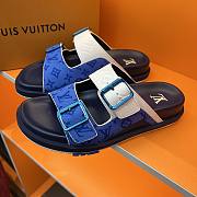 Louis Vuitton men black slippes - 4