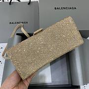 Balenciaga small hourglass crystal-embellished bag - 5