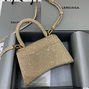 Balenciaga small hourglass crystal-embellished bag - 6