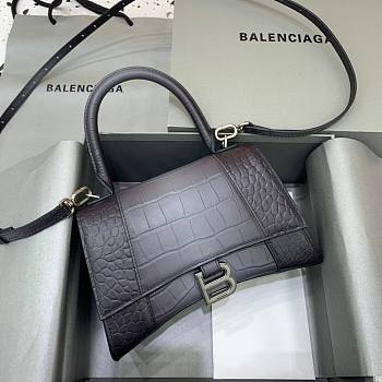 Balenciaga Hourglass Small Grey Bag