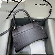 Balenciaga Hourglass Small Grey Bag - 5