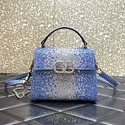 Valentino Vsling Krystal blue hand bag - 1