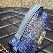 Valentino Vsling Krystal blue hand bag - 5