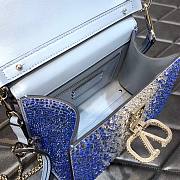 Valentino Vsling Krystal blue hand bag - 2