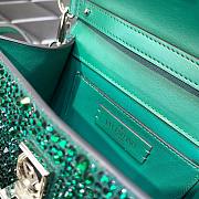 Valentino Vsling Krystal green hand bag - 6