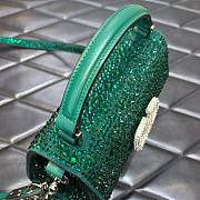 Valentino Vsling Krystal green hand bag - 5