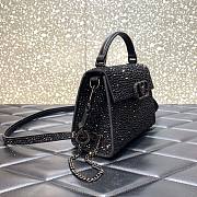 Valentino Vsling Krystal black hand bag - 5