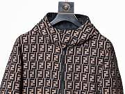 Fendi FF-motif reversible hooded jacket - 3