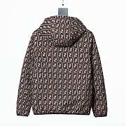 Fendi FF-motif reversible hooded jacket - 4