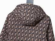 Fendi FF-motif reversible hooded jacket - 5