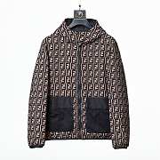 Fendi FF-motif reversible hooded jacket - 1