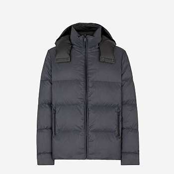 Fendi Down Jacket Grey nylon down jacket