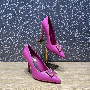 Valentino pink pink stud heels 9cm