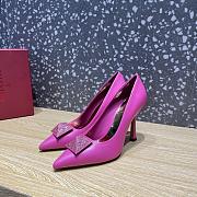 Valentino pink pink stud heels 9cm - 4