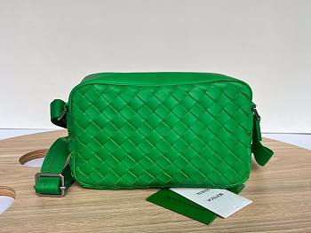 Bottega Veneta Classic Intrecciato Green shoulder bag