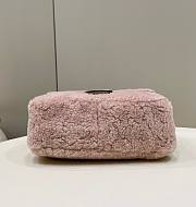 Baguette Multi Pink sheepskin bag - 4