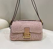 Baguette Multi Pink sheepskin bag - 1