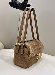 Baguette Multi Brown Sheepskin Bag - 3