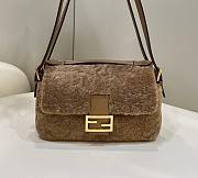 Baguette Multi Brown Sheepskin Bag - 1