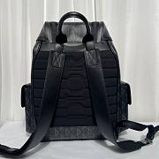 Dior Road Black Leather Backpack - 5