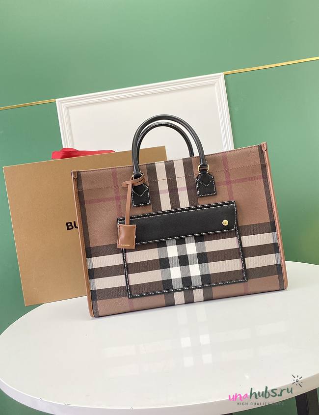 Burberry tote shopping box bag - 1