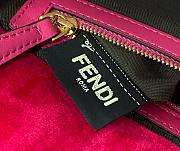 Fendi Baguette Pink Velvet 26cm Bag - 5