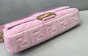 Fendi Baguette Light Pink Velvet 26cm Bag - 6