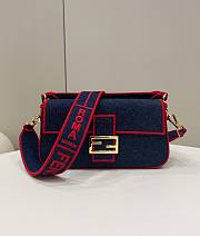 Fendi Baguette Denim 26cm Bag - 1