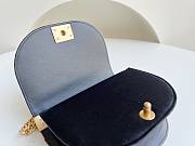 Chanel 22A Small Boy Messenger Blue Velvet Bag - 3